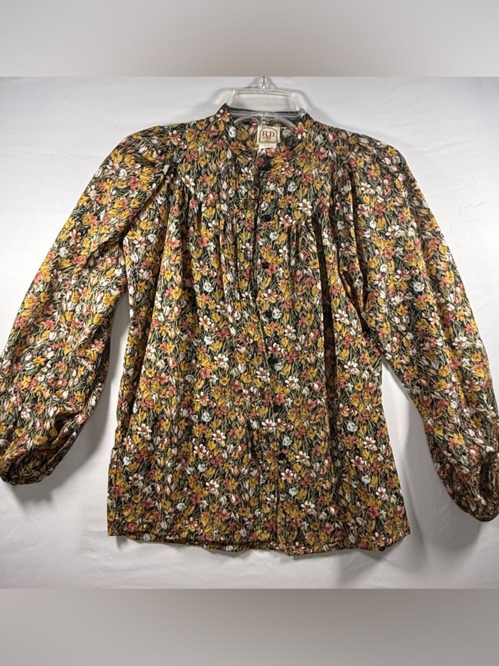 Vintage R.D. #2 Botanical Floral Blouse